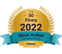 2022 Top 50 Firms Patexia Badge